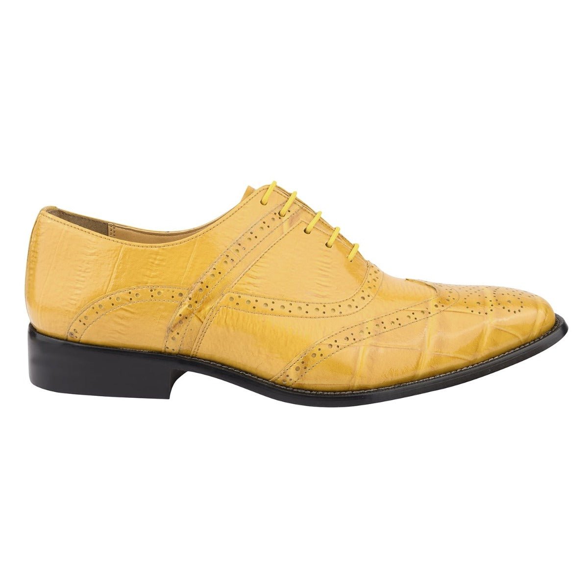 Dallas Genuine Leather Oxford Style Brogue Dress Shoes