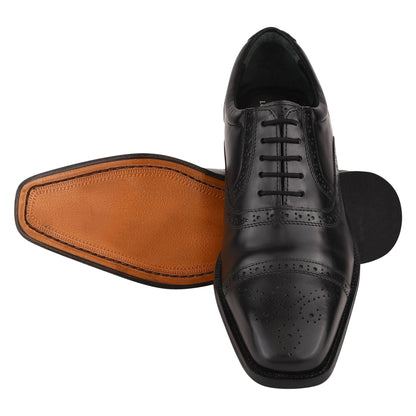 Danis Leather Derby Style Dress Shoes for Men