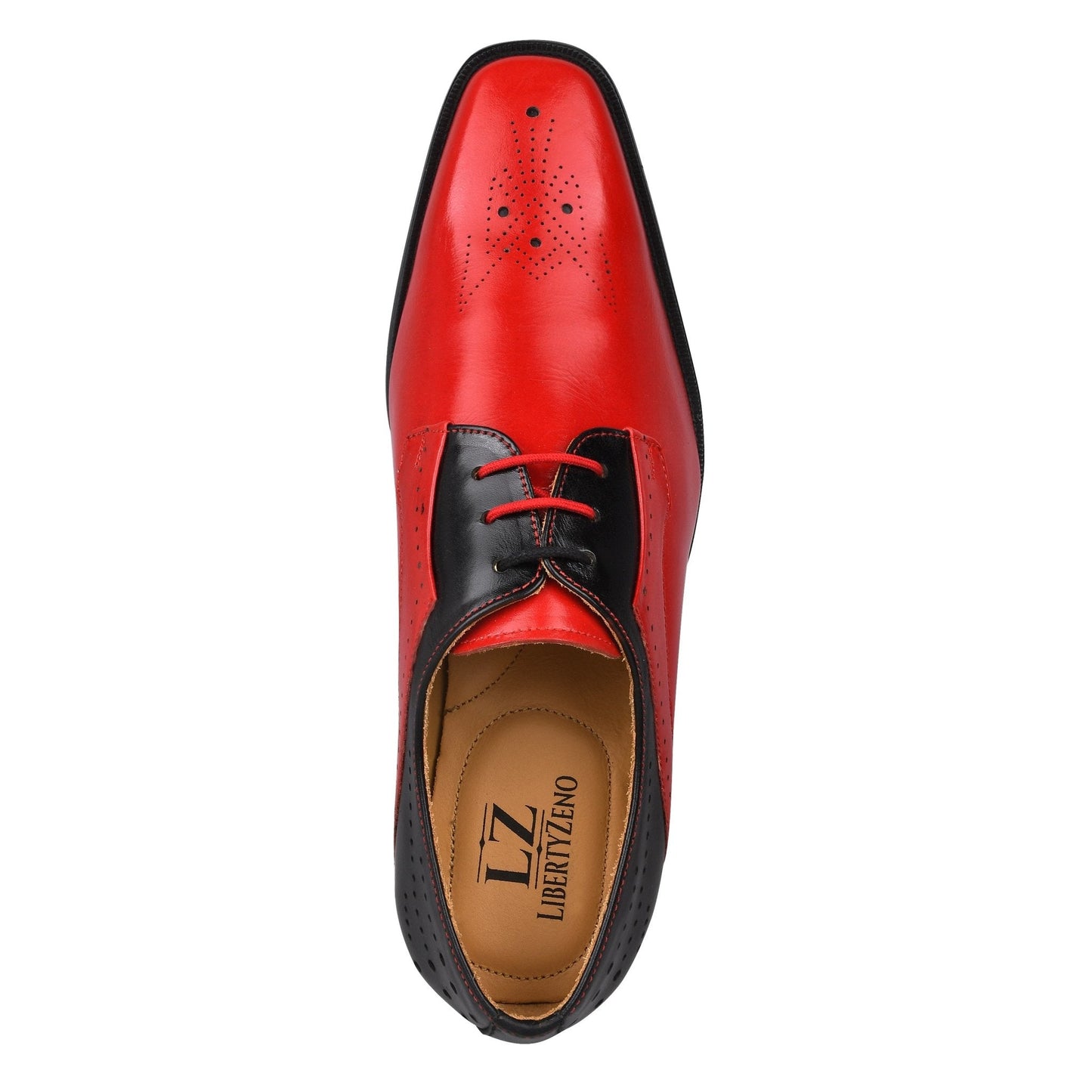 David Genuine Leather Red Bottom Dress Shoes