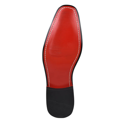 David Genuine Leather Red Bottom Dress Shoes