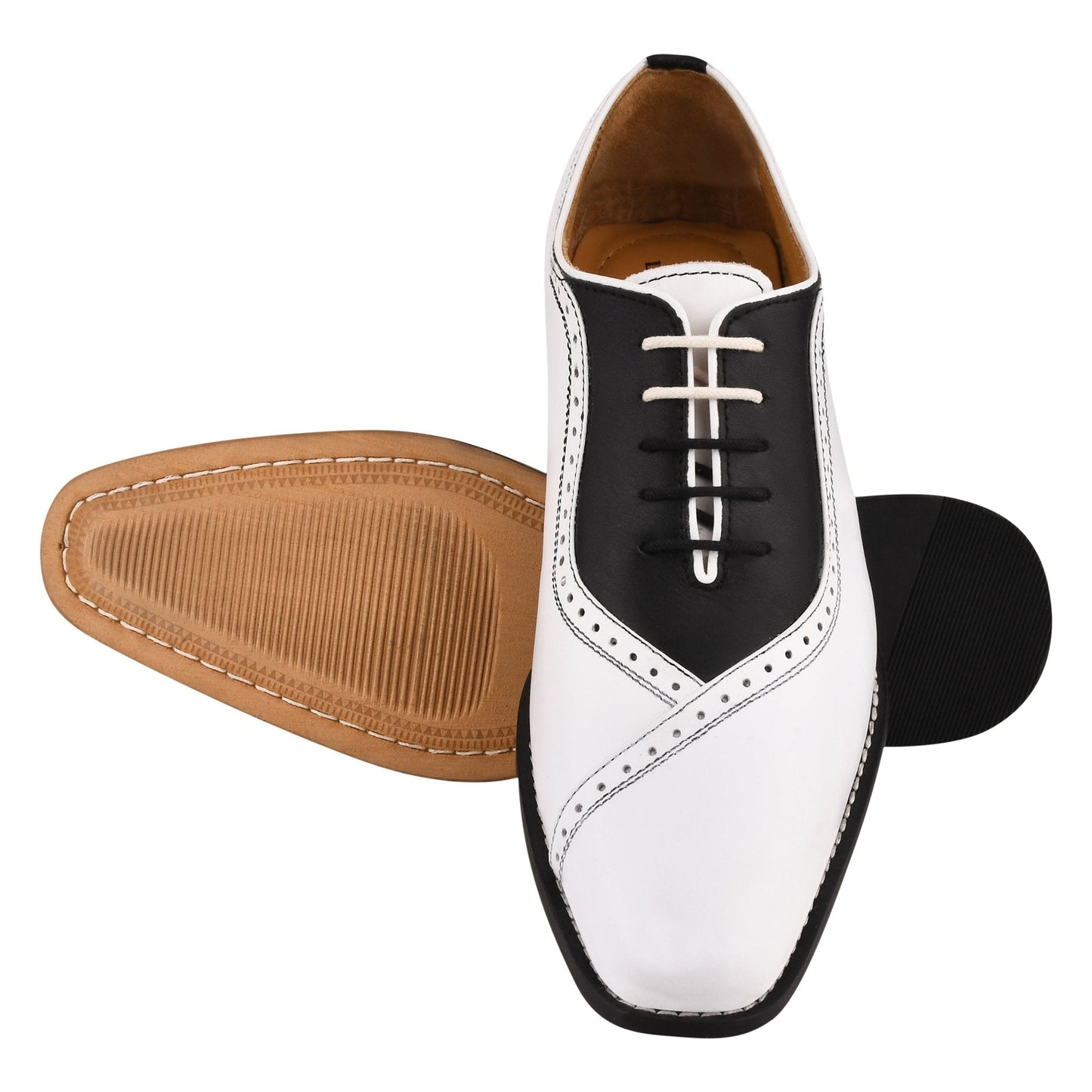 Debonair Genuine Leather Oxford Style Dress Shoes For Men