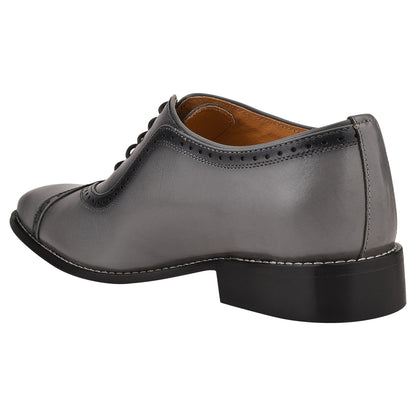 Debonair Genuine Leather Oxford Style Dress Shoes For Men