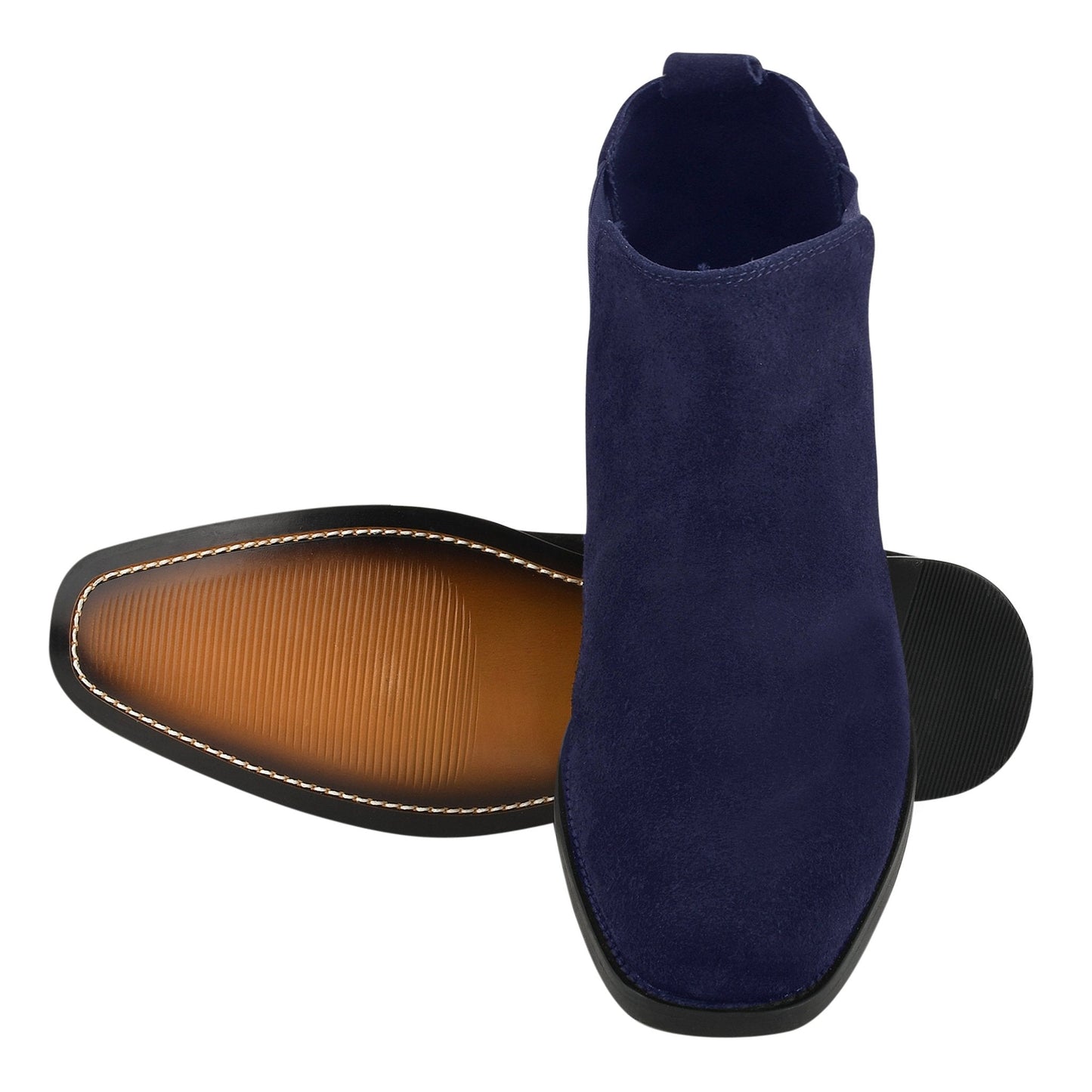 DONS Genuine Suede Leather Chelsea Boot for Men