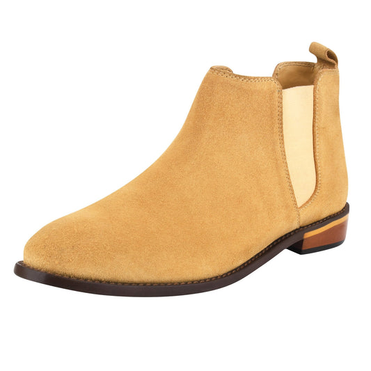 DONS Genuine Suede Leather Chelsea Boot for Men