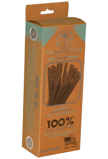 Earth Straws - Disposable Straws - TUV+BPI Certified