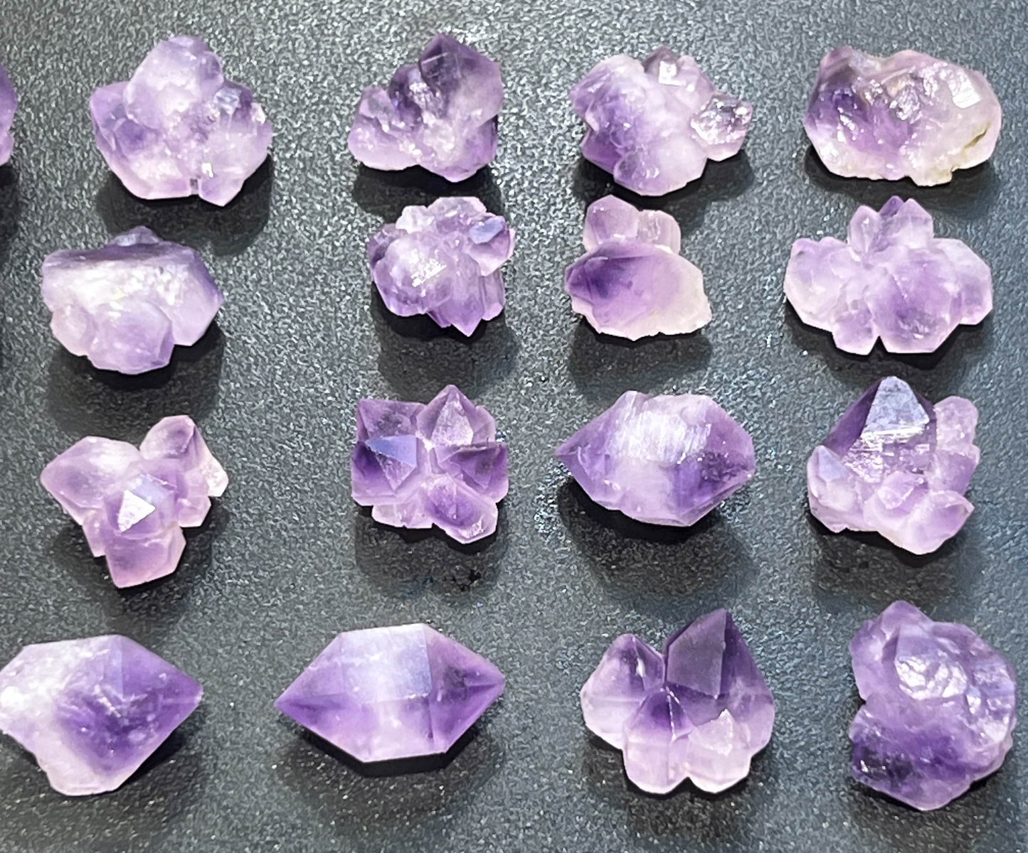 Amethyst Mini Crystal Clusters (1/2 lb)(8 oz) Half Pound Bulk Wholesale Lot Raw Gemstones Healing Crystals And Stones