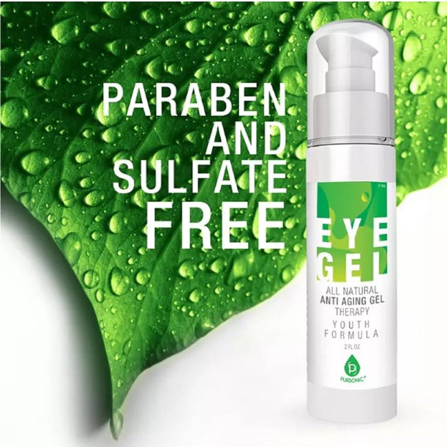 All  Natural Professional Anti Aging Eye Gel 2 Oz