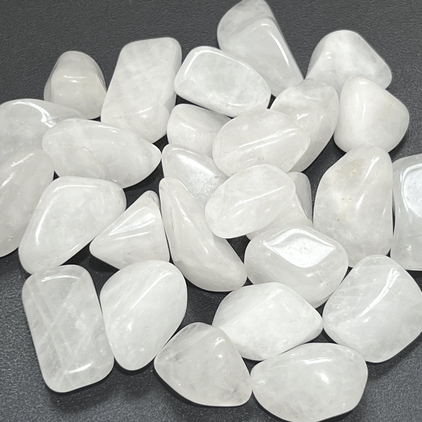 White Quartz Crystal Tumbled (1 LB) One Pound Bulk Wholesale Lot Polished Gemstones