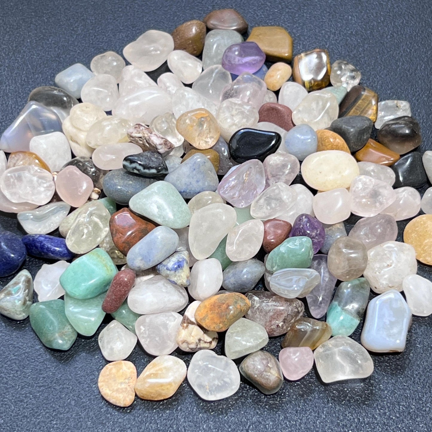 Tumbled Stone Mix Small (12-18mm)(1 LB) One Pound Bulk Wholesale Lot