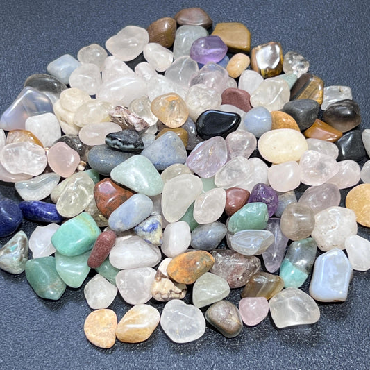 Tumbled Stone Mix Small (12-18mm)(1 LB) One Pound Bulk Wholesale Lot