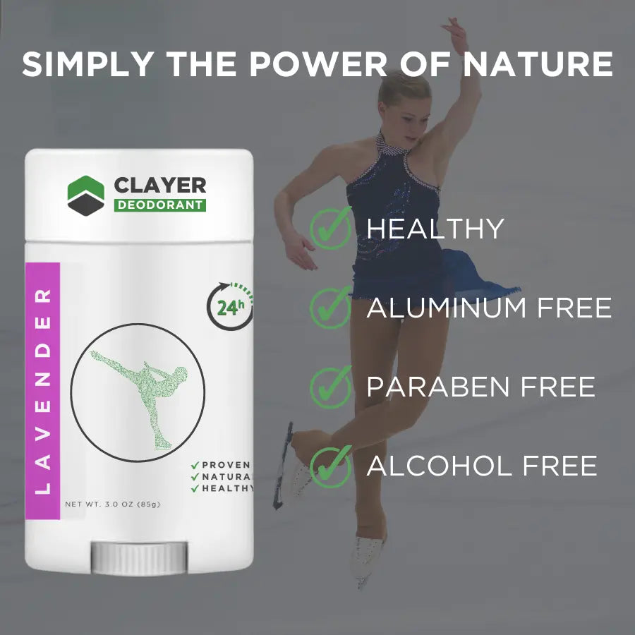 Natural Deodorant - Figure Skaters - 2.75 OZ - Aluminum Free