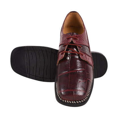 Fluky Leather Oxford Style Dress Shoes