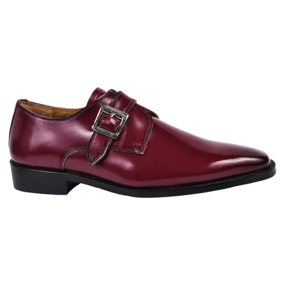 GLORIA Genuine Leather Oxford Style Monk Straps Shoe