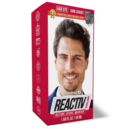 Menfirst - Reactiv Semi-Permanent Instant Hair Dye for Men - 1 Pack - 1.69 Oz Each