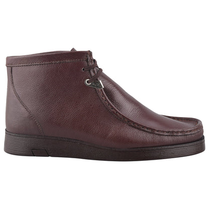 HAMARA JOE Rush Leather Desert Chukka Brown Casual Boots