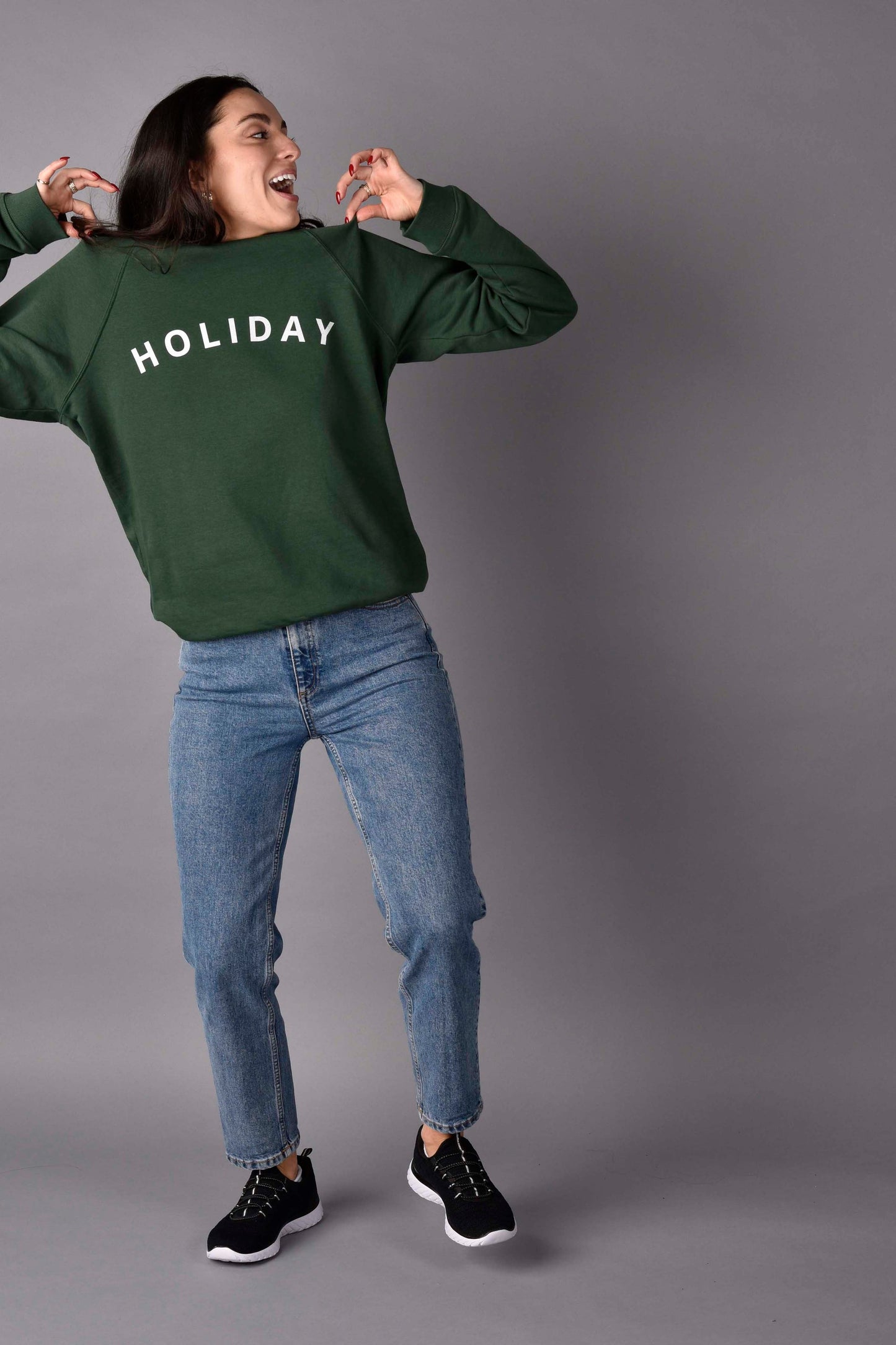 HOLIDAY Eco Fleece Raglan Sweatshirt