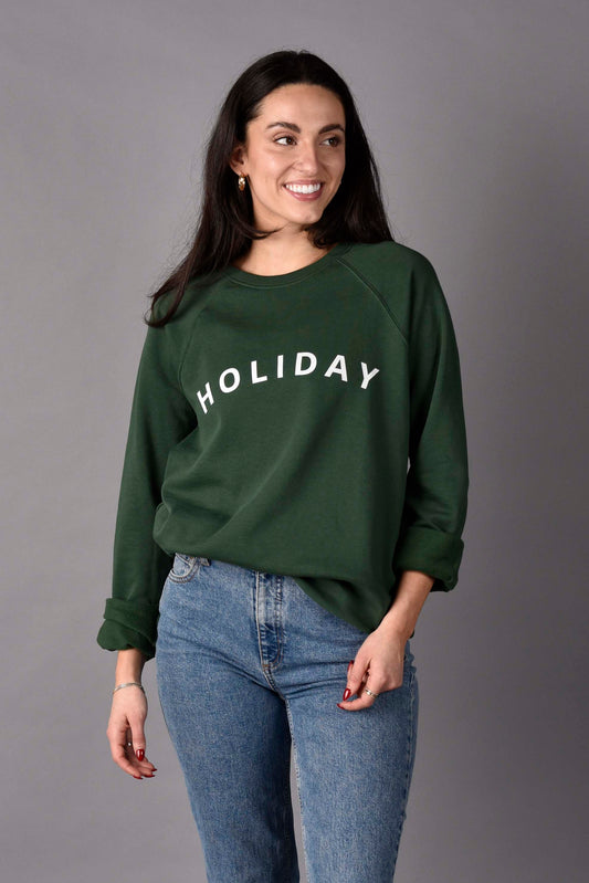 HOLIDAY Eco Fleece Raglan Sweatshirt