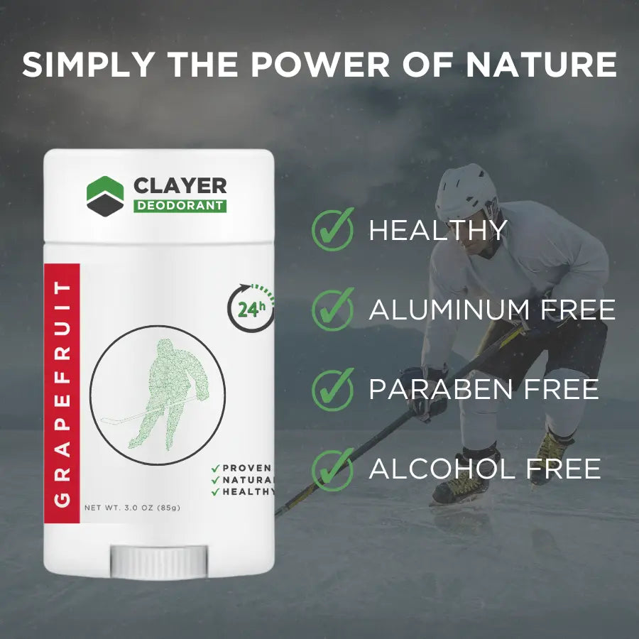 Natural Deodorant - Hockey Players - 2.75 OZ - Alumium Free