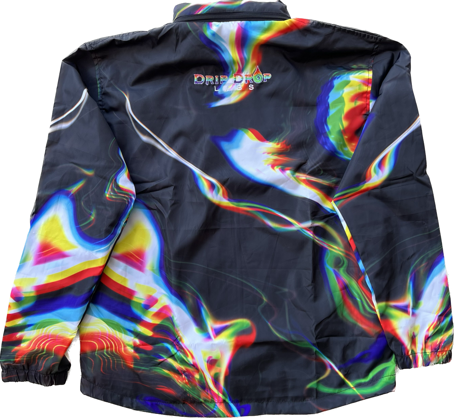 Chromatic Drip - Zip Up Hood Windbreaker