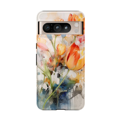 WATERCOLOR TULIPS | Tough Phone Case