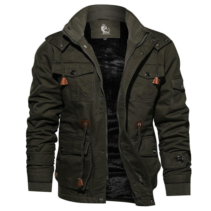 Dark Green Survival Cotton Jacket