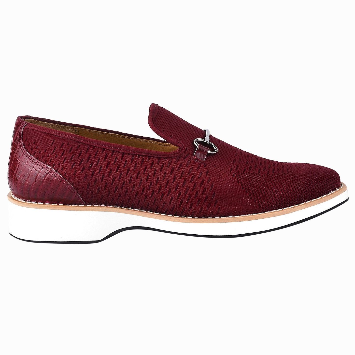 Jack Mens Leather Textile Casual Loafers