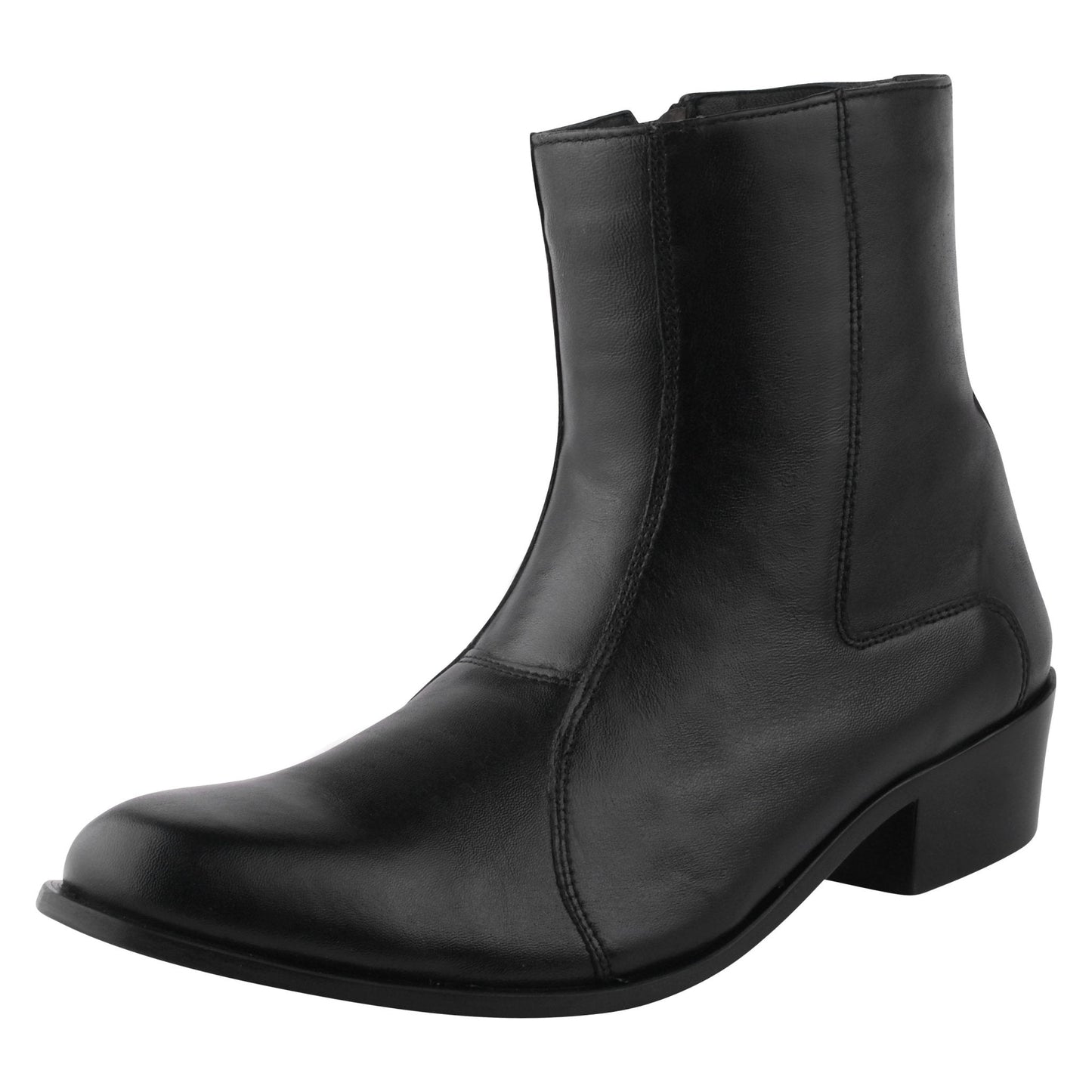 Jazzy Jackman Leather Ankle Length Boots for Men