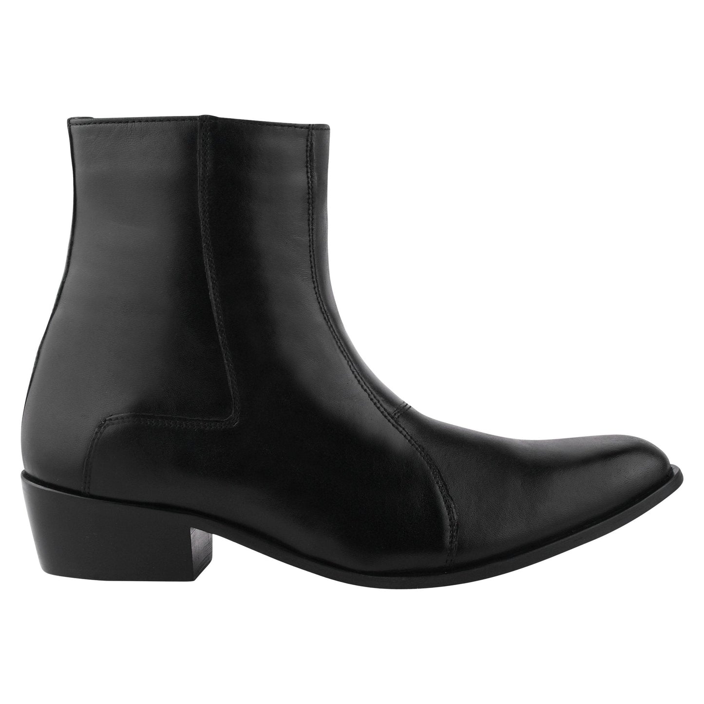 Jazzy Jackman Leather Ankle Length Boots for Men