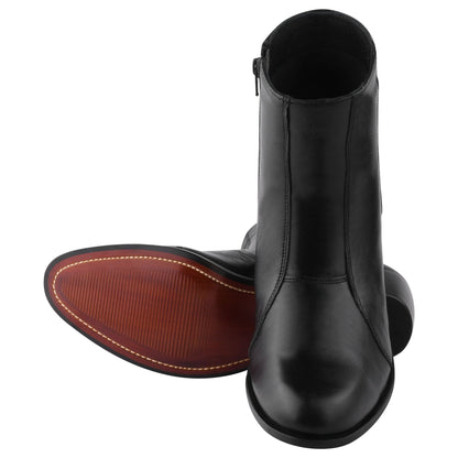 Jazzy Jackman Leather Ankle Length Boots for Men