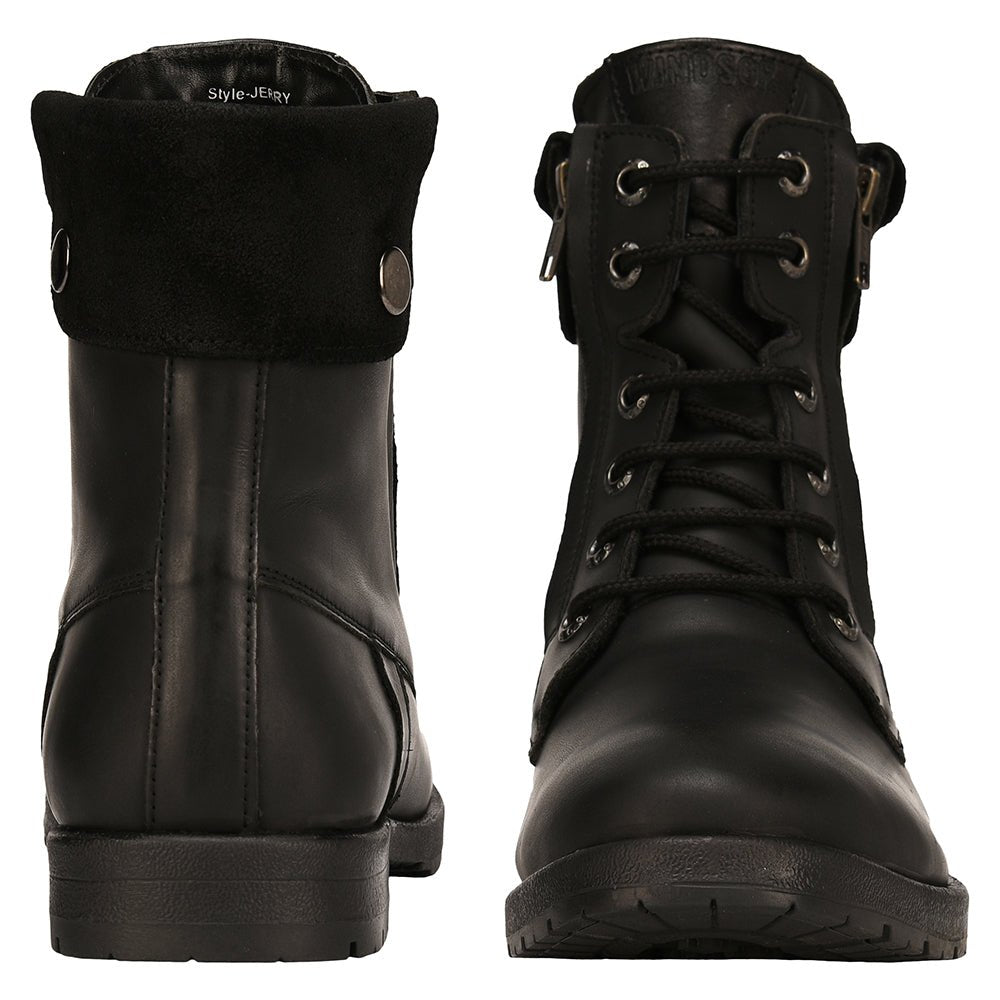 Jerry Leather Ankle Length Boots