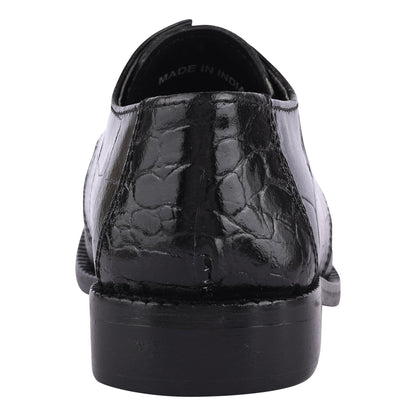 Joseph Black Leather Oxford Style Dress Shoes for Kids