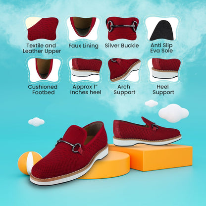 Joyce Textile Eva sole Style with Buckle Loafers for kids