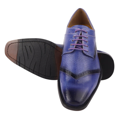 Kazma Leather Oxford Style Lace Up Dress Shoes