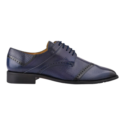 Kazma Leather Oxford Style Lace Up Dress Shoes