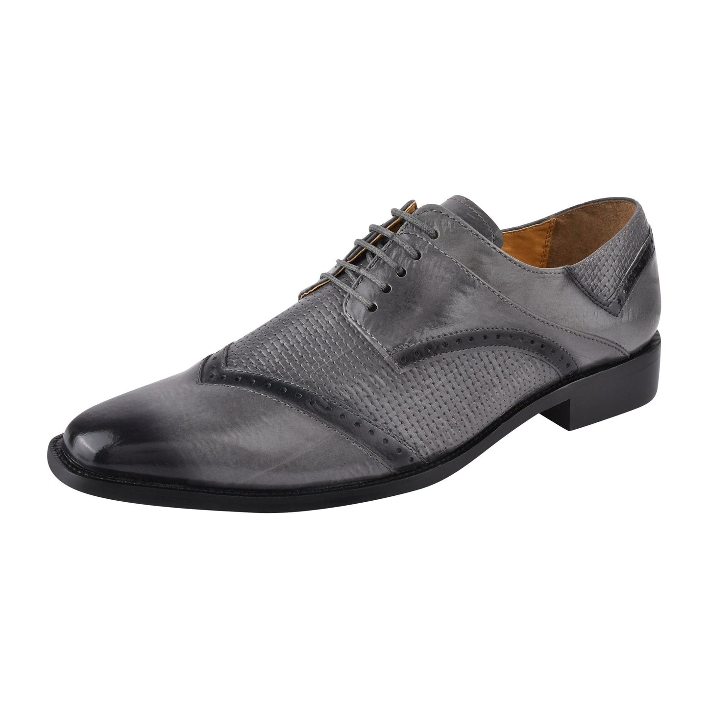 Kazma Leather Oxford Style Lace Up Dress Shoes