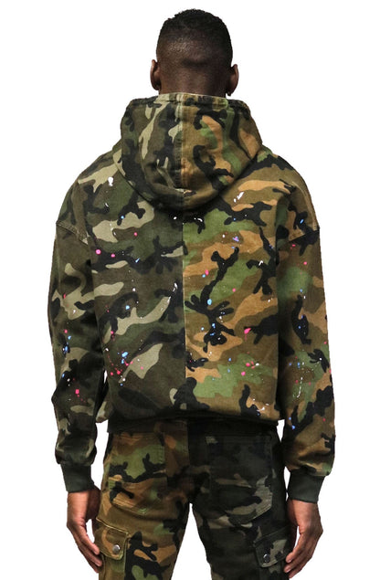 Cypress Mixed Camo Bomber Jacket