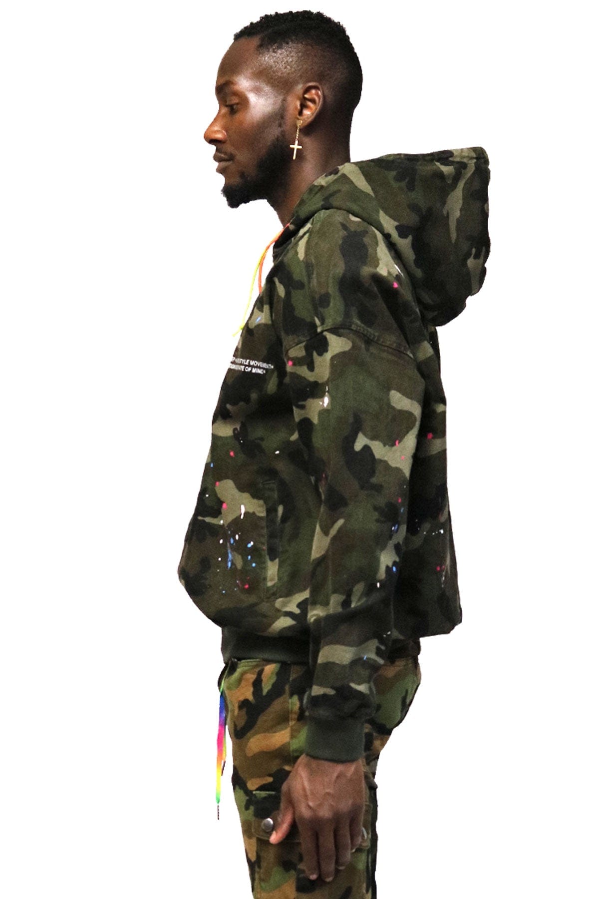 Cypress Mixed Camo Bomber Jacket