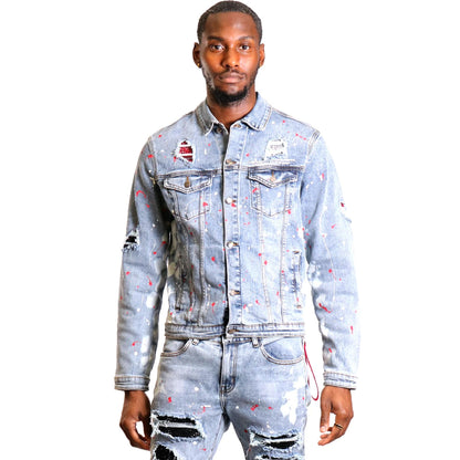 Lapis New premium washed denim jacket