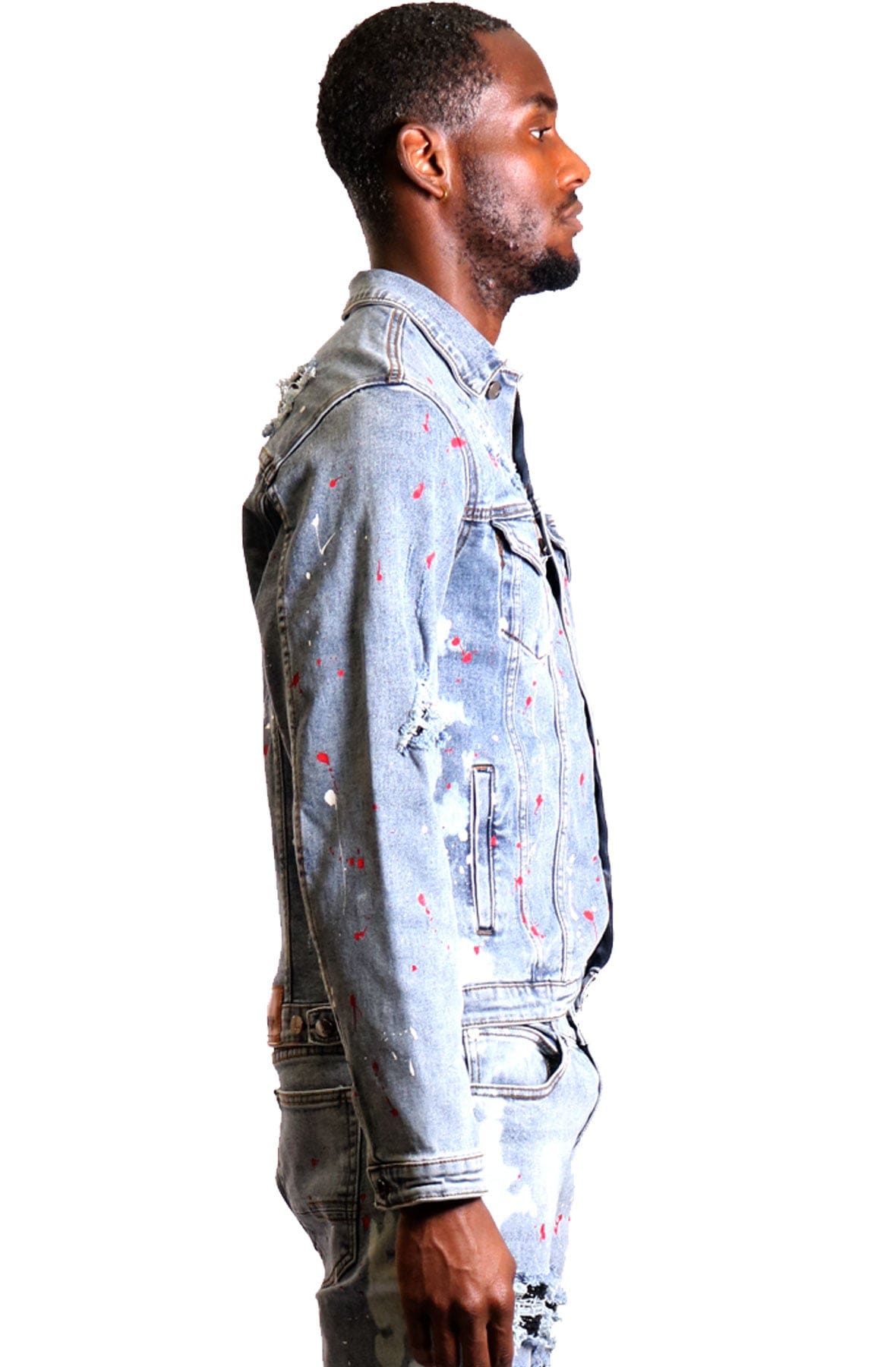 Lapis New premium washed denim jacket