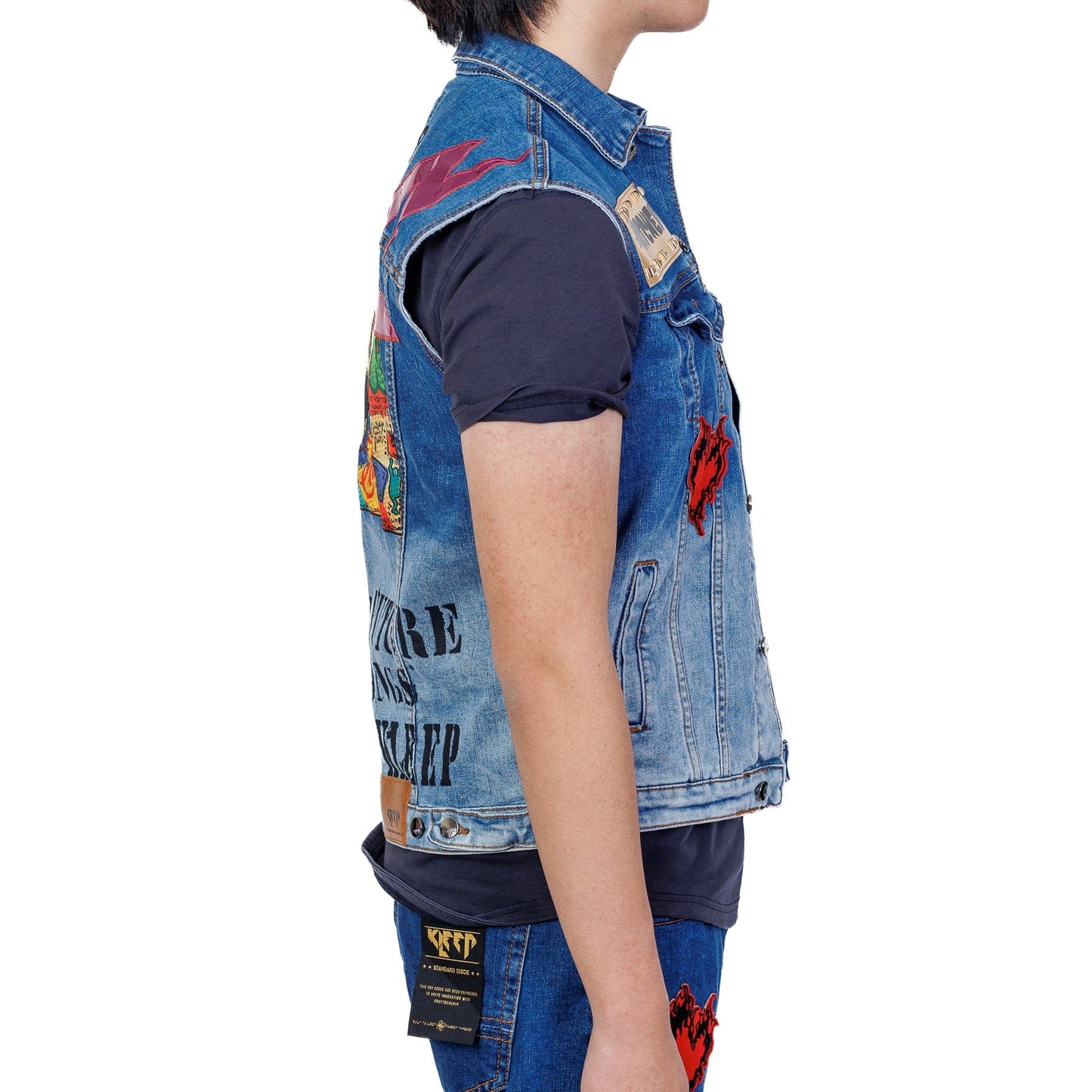 Tyrion Premium Washed Denim Vest