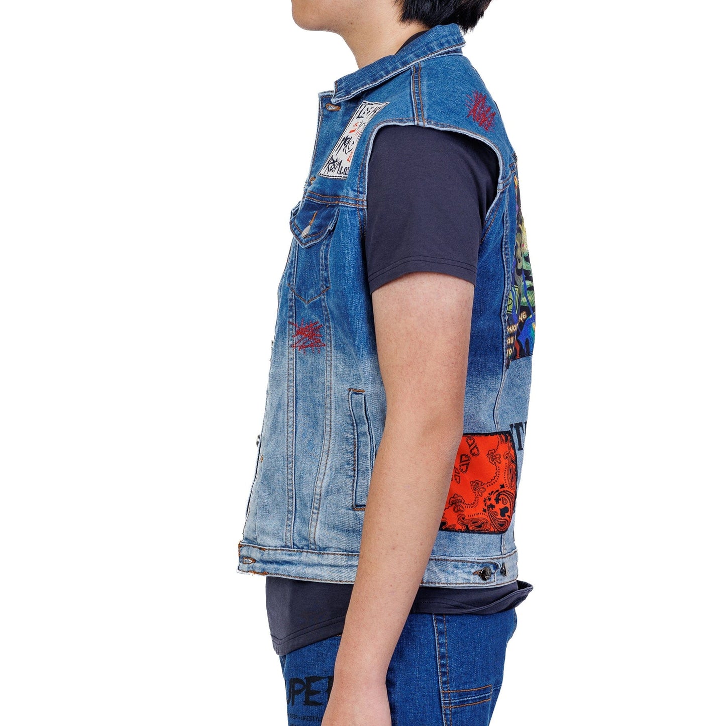 Tyrion Premium Washed Denim Vest