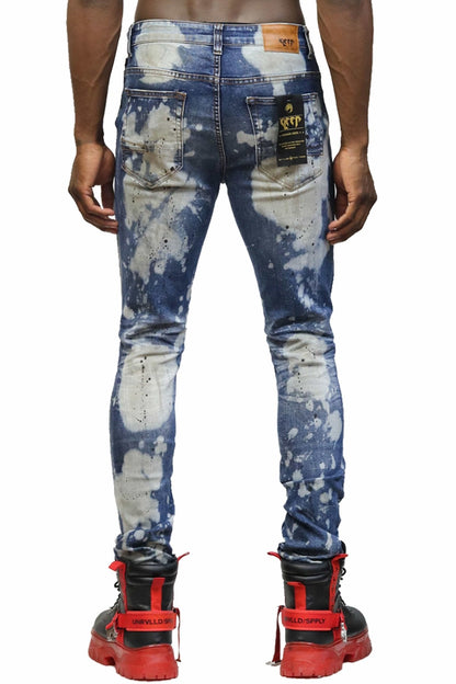 Moss Washed Skinny Denim Pants