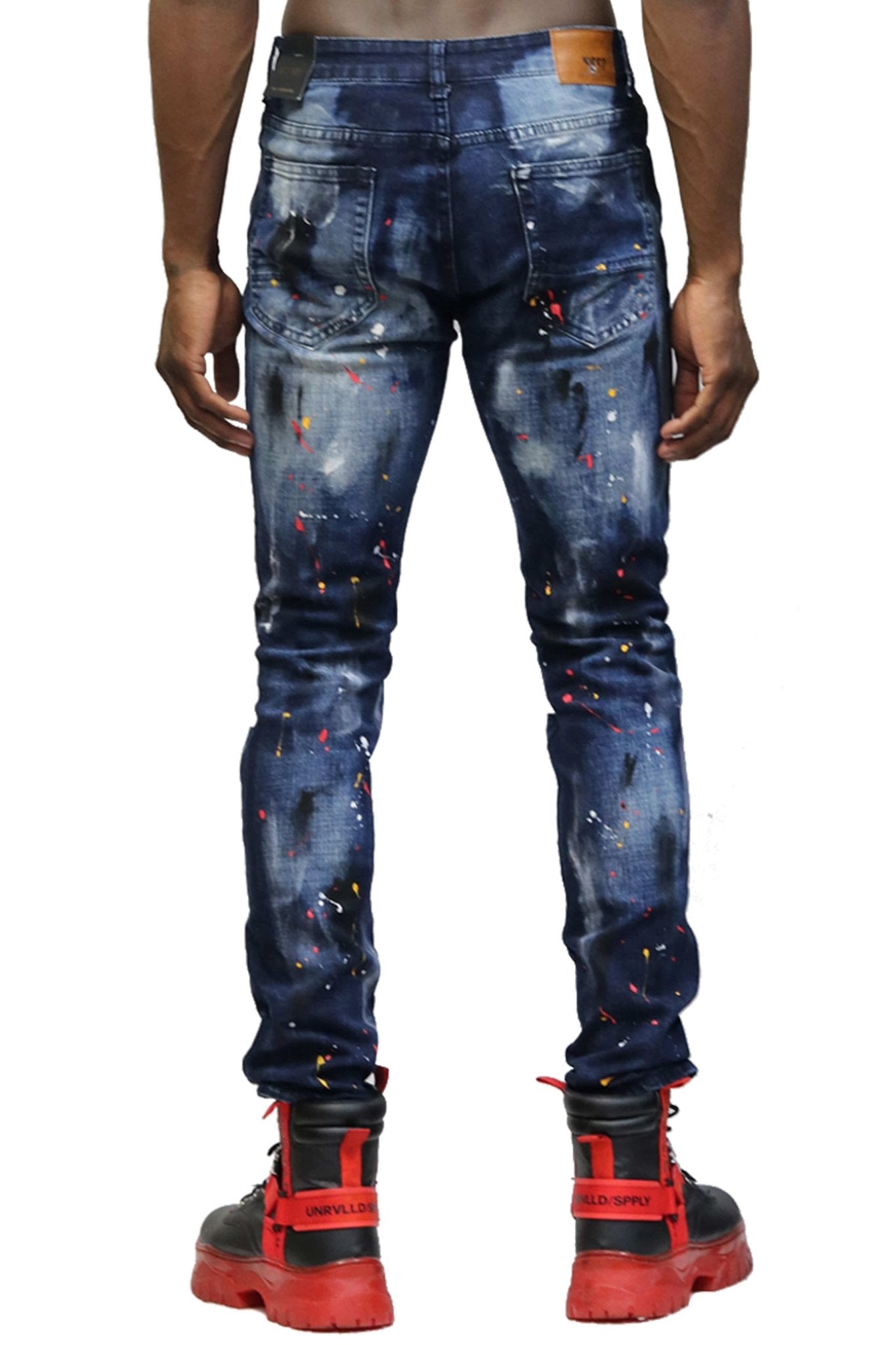 New Peppertone Washed Skinny Denim Pants