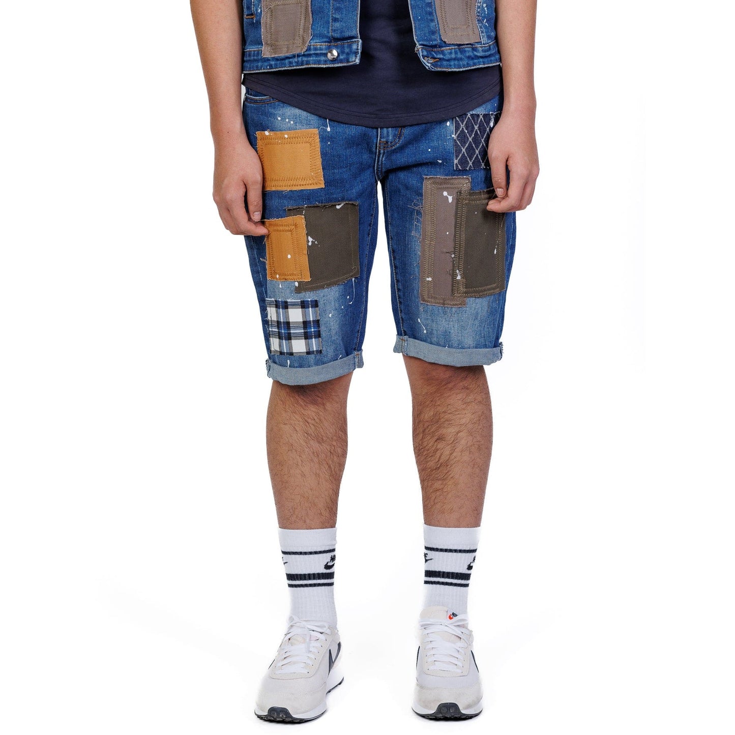 Rapose Premium Washed Denim Short Pants