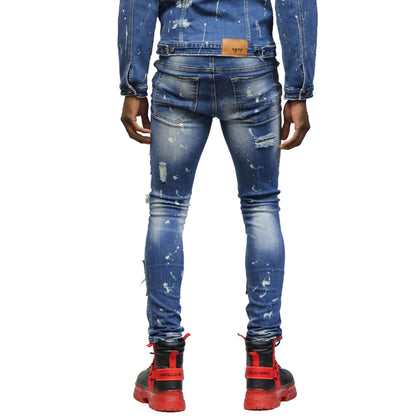 Rapose Premium Washed Skinny Denim Pants