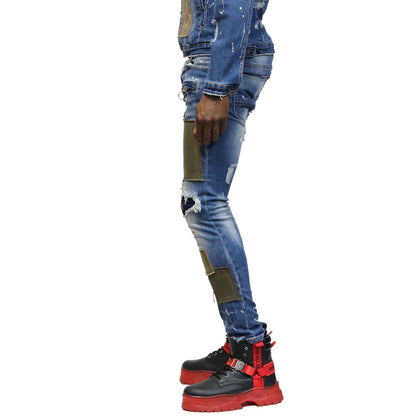 Rapose Premium Washed Skinny Denim Pants