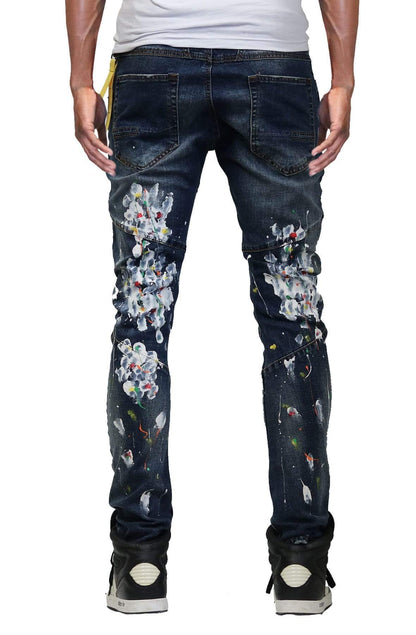 ROBIN Washed Skinny Denim Pants