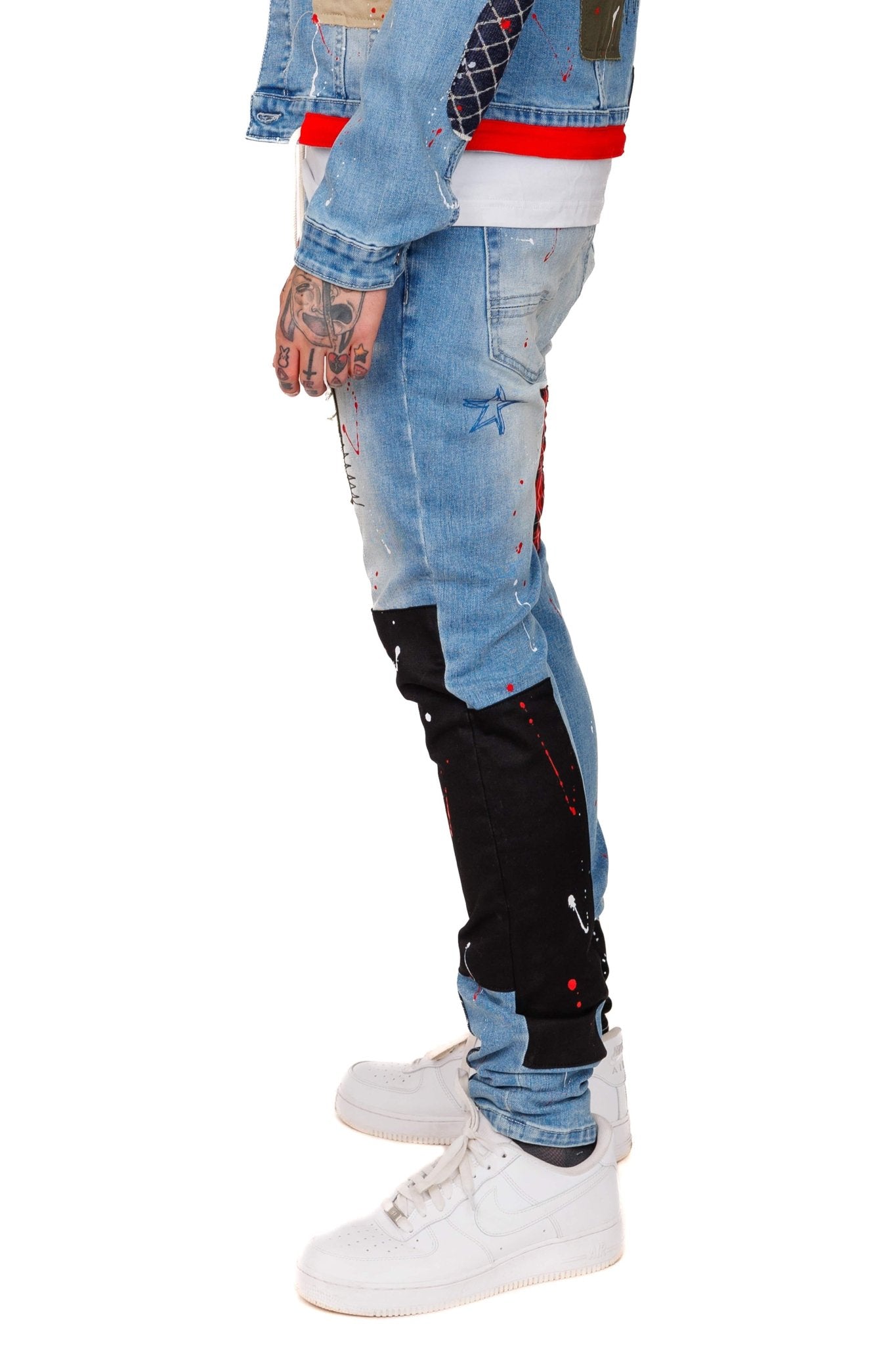 Sonic Washed Skinny Denim Pants