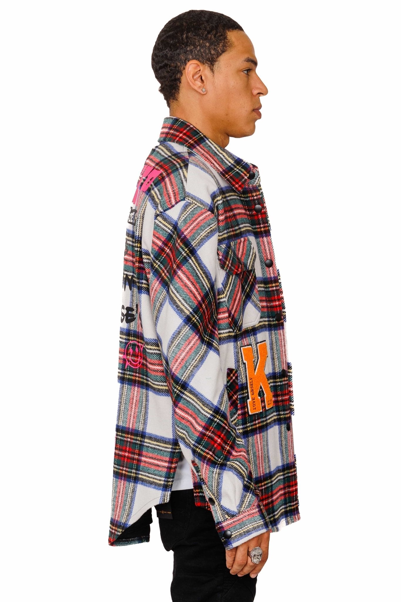 DRAKE Men's premium heavy flannel jacket type shirt