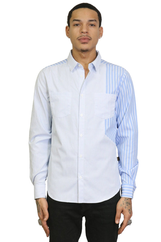 Nene Men's premium pinstripe button down shirt